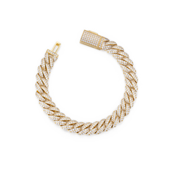 10mm Iced Miami Cuban Link Bracelet