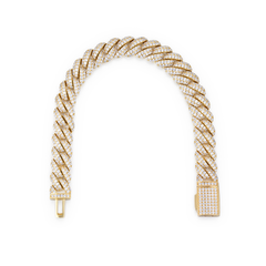 10mm Iced Miami Cuban Link Bracelet