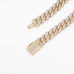 10mm Iced Miami Cuban Link Bracelet