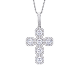 Big Iced Out Cross Pendant
