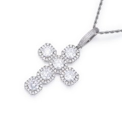 Big Iced Out Cross Pendant