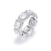 Iced Out Cuban CZ Ring