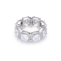 Iced Out Cuban CZ Ring