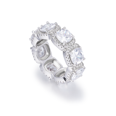 Iced Out Cuban CZ Ring