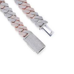 23mm 18k Gold Plated Classic Iced Miami Cuban Chain