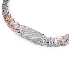 23mm 18k Gold Plated Classic Iced Miami Cuban Chain