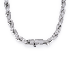 10mm Premium Thick Iced Out Rope Chain