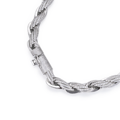 10mm Premium Thick Iced Out Rope Chain