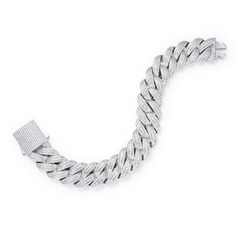 18mm Iced Miami Cuban Link Bracelet